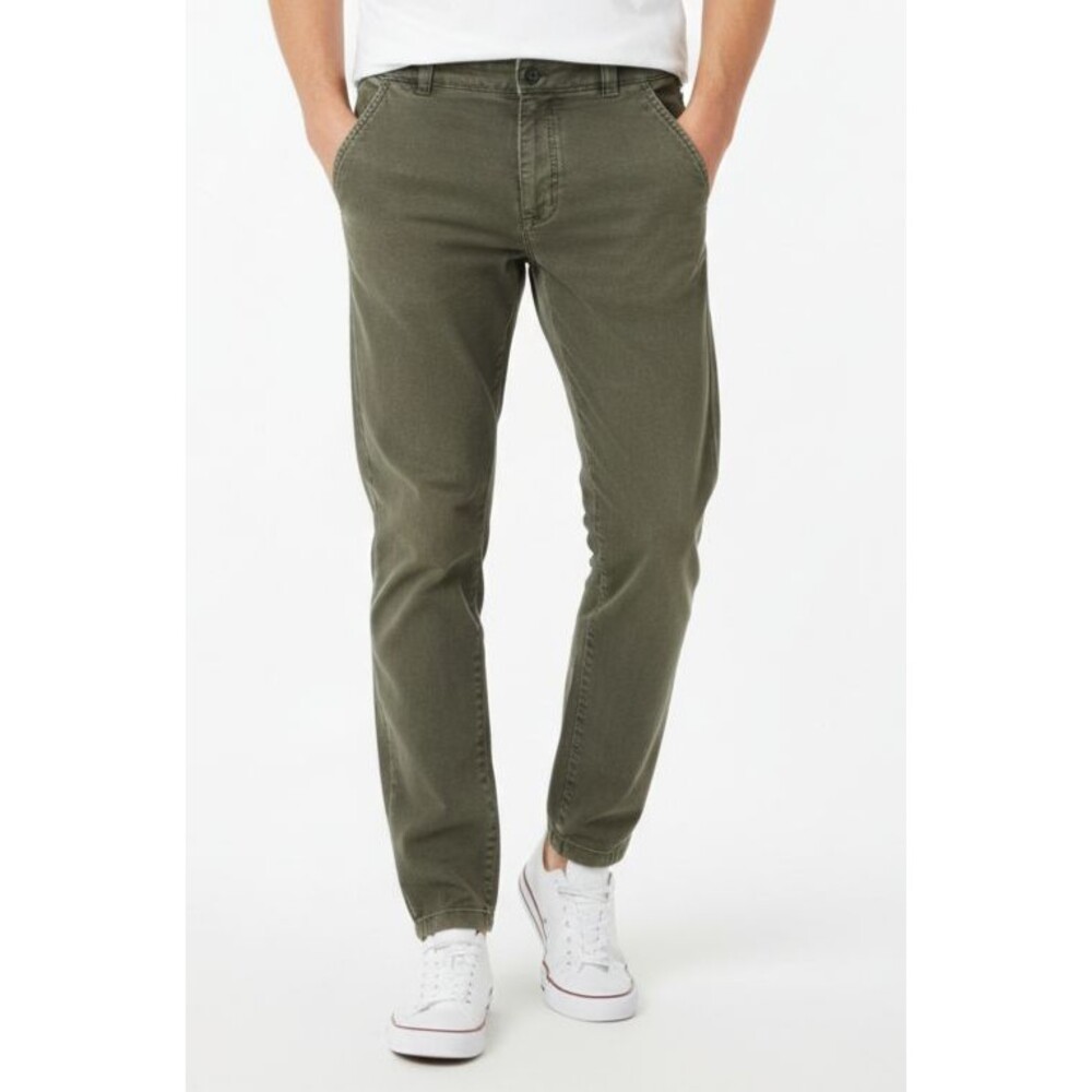 Zara Jeans Mens 32 Athletic Modern Taper Mid Rise Slim Fit Green Denim